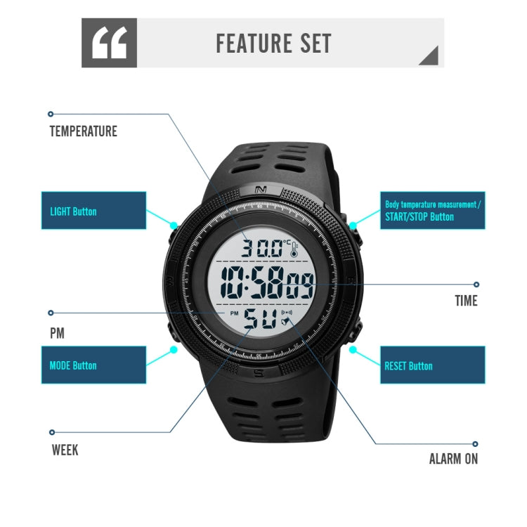 skmei-1681-multifunctional-led-digital-display-luminous-electronic-watch-support-body-ambient-temperature-measurementblack