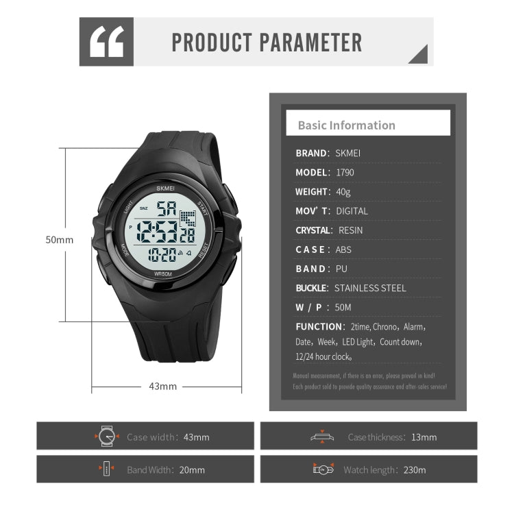 skmei-1790-triplicate-round-led-dual-time-digital-display-luminous-electronic-watch-for-mengold-black