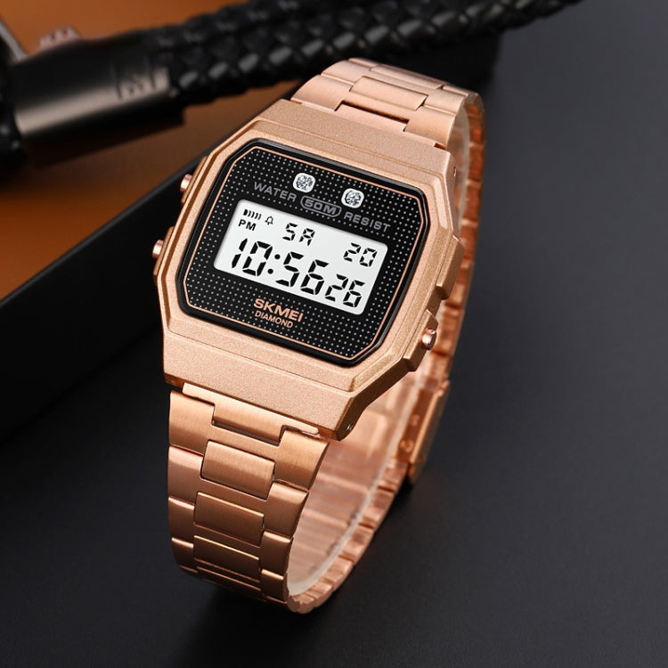 skmei-1952-resin-mirror-abs-case-waterproof-electronic-watchrose-gold-steel-belt
