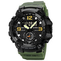 skmei-1965-stainless-steel-buckle-pu-strap-waterproof-electronic-watcharmy-green