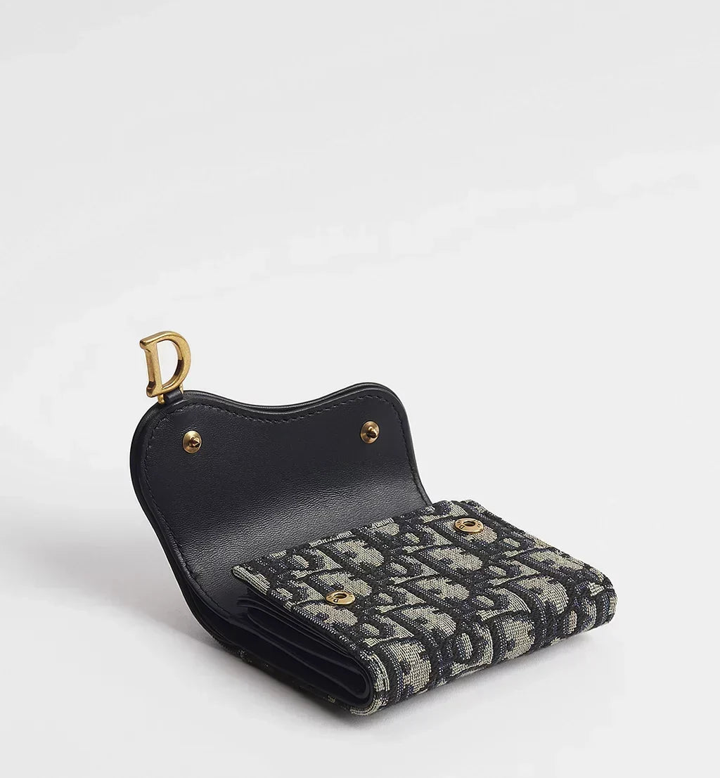 DIOR Saddle Lotus Wallet