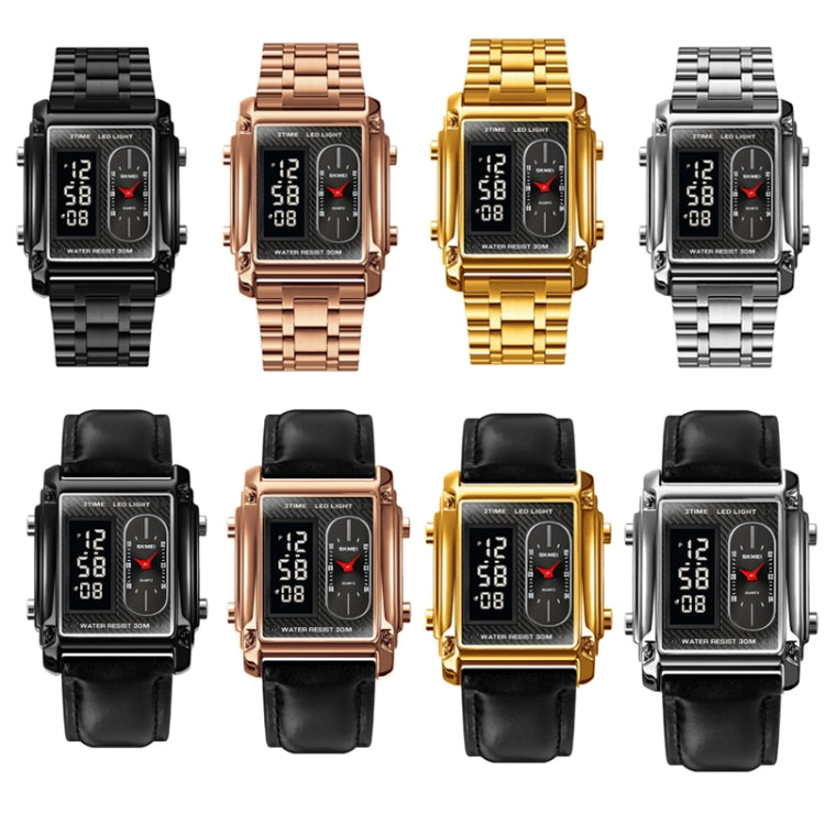 skmei-1868-square-double-display-waterproof-men-watch-style-steel-belt-black