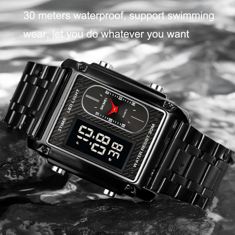 skmei-1868-square-double-display-waterproof-men-watch-style-steel-belt-black