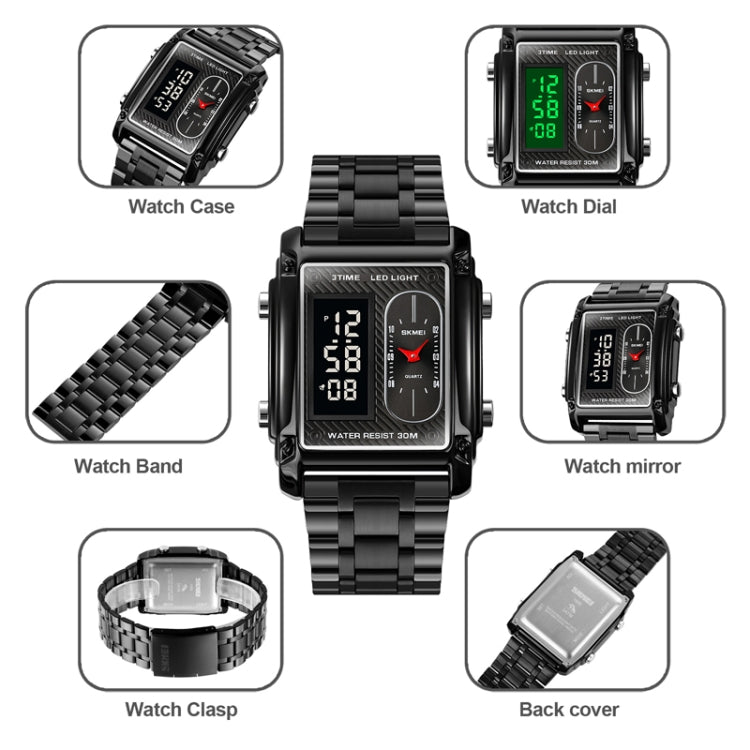 skmei-1868-square-double-display-waterproof-men-watch-style-leather-belt-silver