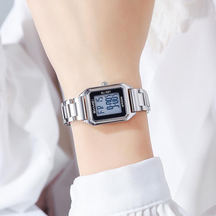 skmei-2493-small-women-electronic-watch-square-steel-strap-watch-style-black-case-black